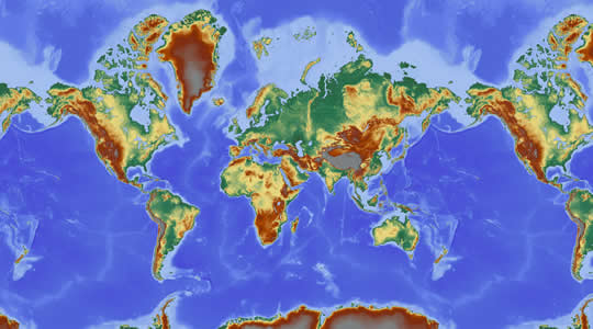 A world map